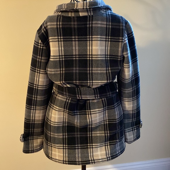 Like new coat, only worn once. Soft and warm, belted coat. - Picture 2 of 3